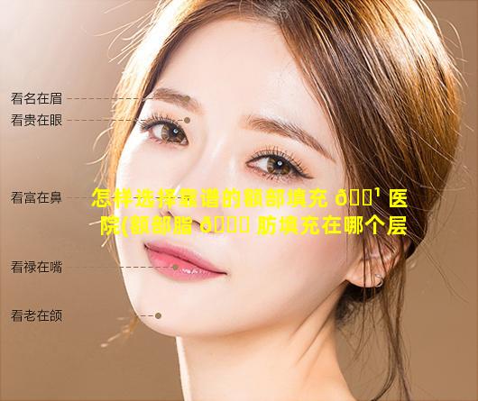 怎样选择靠谱的额部填充 🌹 医院(额部脂 🐟 肪填充在哪个层次)